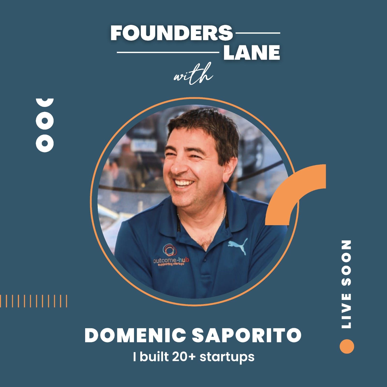 I built 20+ startups - Dom Saporito on Founders Lane